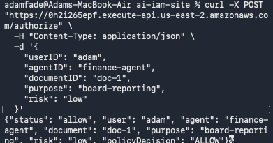 Cedar Allow Decision