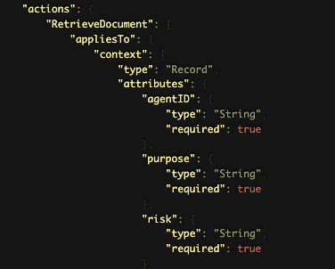 Cedar Policy Schema